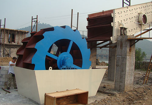 洗砂機(jī)現(xiàn)場